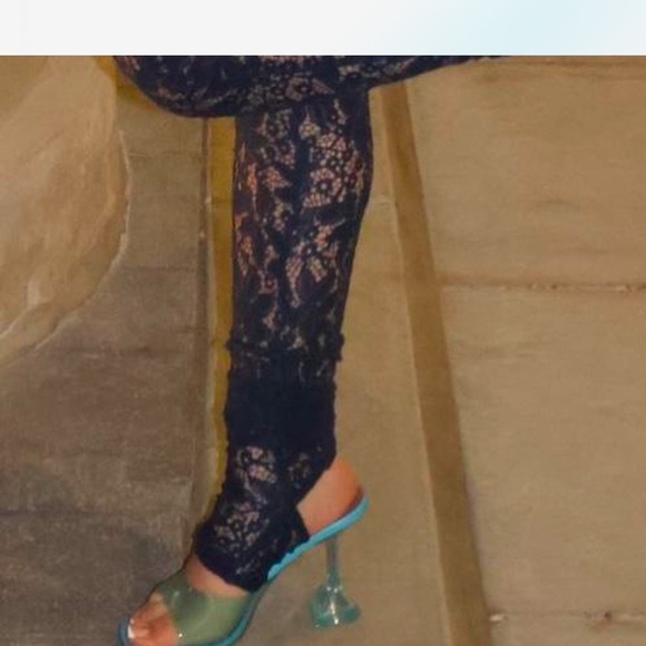 Amina Muaddi Heels Glass Slipper Heels - Picture 4 of 5